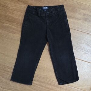 Chaps Toddler Black Corduroy Trousers